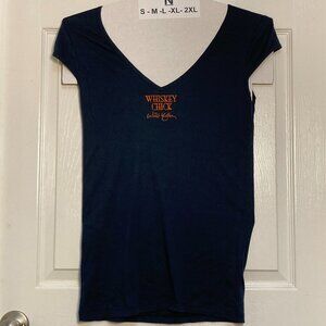 Willie Nelson originial Whiskey Chick women's short sleeve top black sze 2XL